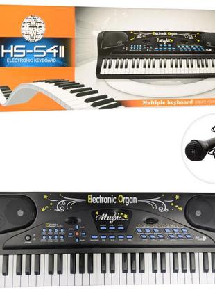 Детский синтезатор hs5411, 54 клавиши