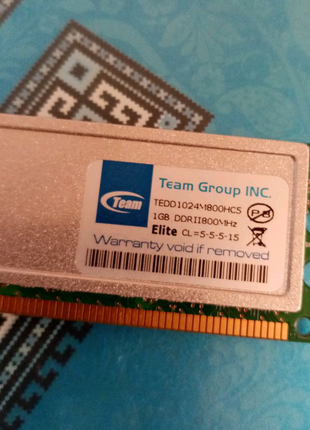 Геймерська пам'ять Team Elit 1Gb DDR2 800MHz
