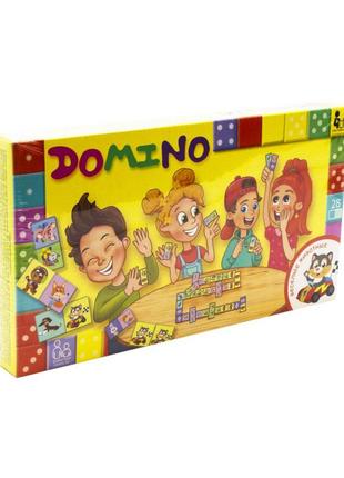 Детская настольная игра "домино: забавные животные" dtg-dmn-04...