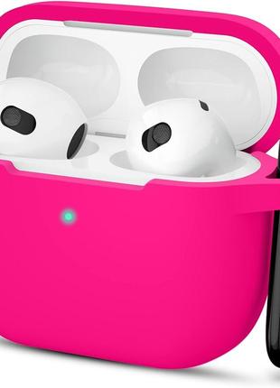 Чехол для наушников Apple AirPods 3 силиконовый люминесцентный...