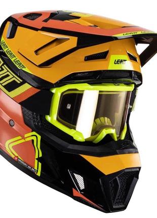 Шолом LEATT Helmet Moto 7.5 + Goggle (Citrus), M, M