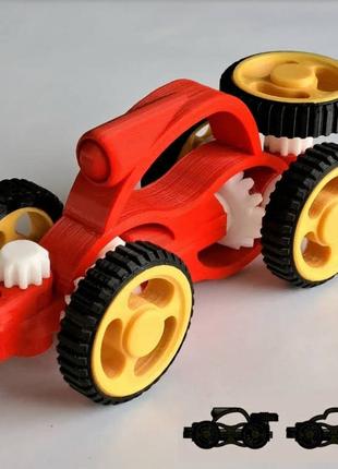Игра конструктор развивающая собери автомобиль для детей