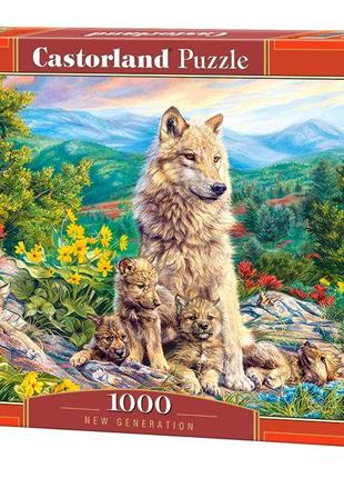 Пазлы "Волк", 1000 элементов