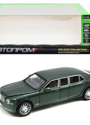 Инерционная машинка "Автопром: Bentley", зеленая