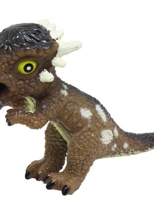 Игрушка-пищалка резиновая "Динозавр", вид 1
