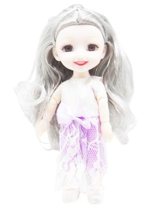 Лялька "Модна дівчина", срібна