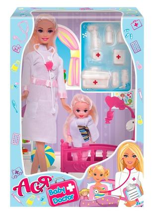 Кукла "Ася" с набором доктора