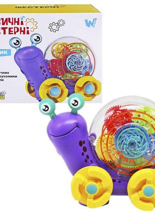 Интерактивная игрушка для маленького ребенка Равлик музичний ф...