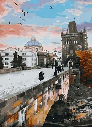Картина по номерам "Осенняя мостовая"
