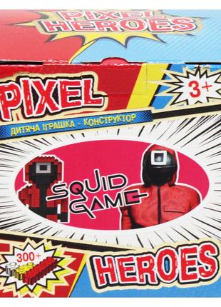 3D Конструктор "Pixel Heroes: Squid Game Солдат", 395 дет.