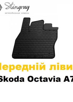 Водительский коврик Skoda Octavia 3 A7 2013-2020 Резиновый STI...