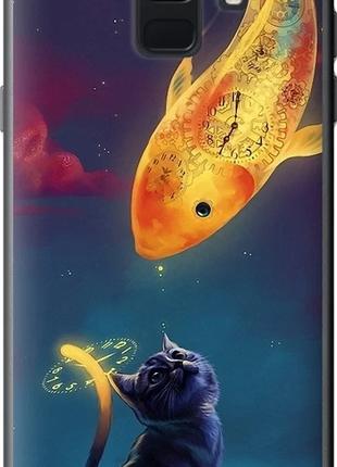 Чехол с принтом для Samsung Galaxy A6 2018 / на самсунг галакс...