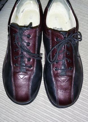 Классные,комфортные кожаные туфли немецкого бренда finn comfor...