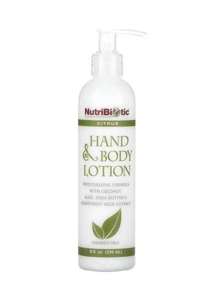 Nutribiotic hand & body lotion, citrus, крем для рук та тіла (...