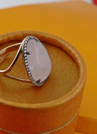 Срібне кільце з камінням, срібло 925 проба