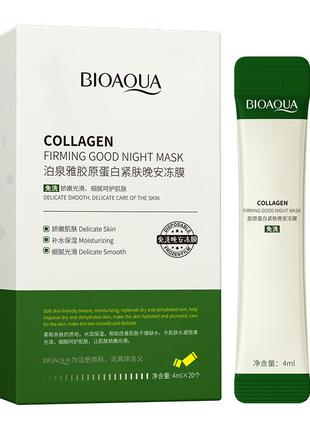 Ночная маска Bioaqua Collagen Firming Sleeping Mask 20 шт для ...