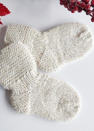 Шкарпетки носочки для малюків із 100% меріносової вовни
