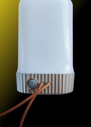 Стильная портативная led лампа, светильник на аккумуляторе