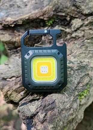 Аккумуляторный мини led фонарик w5130+ открывалка, с защитой о...