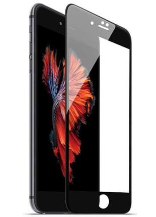 4D защитное стекло для iPhone 7 / 8 / SE - Black