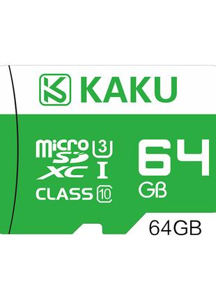 Карта памяти 64Gb microSD Kakusiga Ultra UHS-1 Class 10 R100Mb...