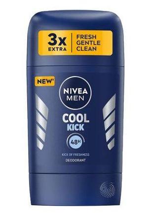 Чоловічий дезодорант-стік Nivea Men Сool Kick 48H, 50 мл