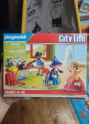 Плеймобил playmobil 70283 костюмоване свято в дитячому садку c...