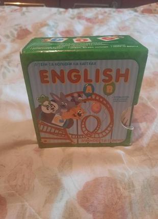 Набор карточек со словарем "english abc. учимся и играем".