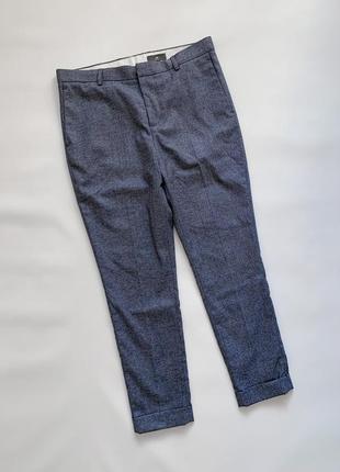 Новые классические брюки брюки брюки со стрелками в мелкую кле...