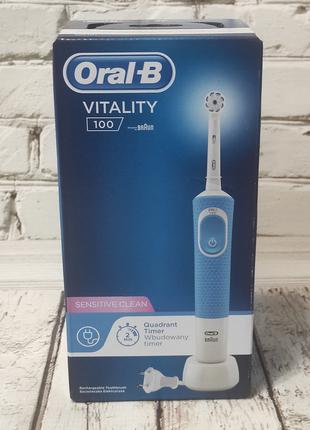 Зубная щетка Braun Oral-B Vitality D100 PRO Blue MS