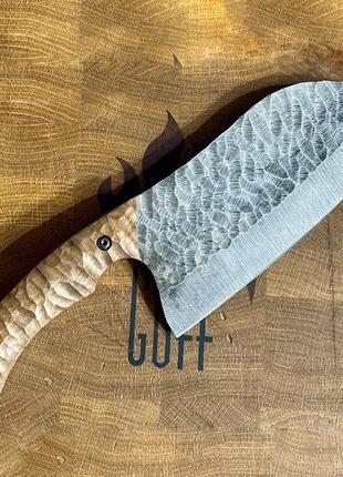 Нож для работы с мясом и костями ручной работы “Goff” нож шеф ...