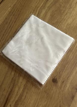 Большая салфетка микрофибра белая для оргтехники 20*20 см для ...