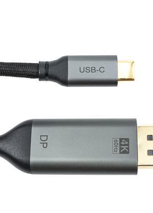 Кабель Cabletime USB-C - DisplayPort, 4K, Ultra HD, 1.8м, V1.2