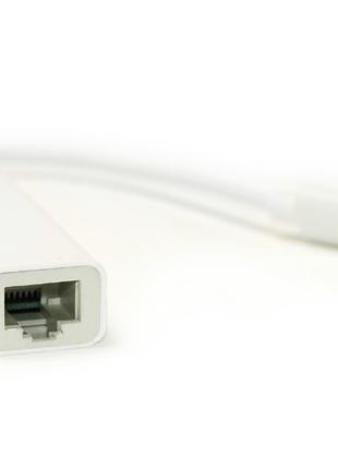 Кабель PowerPlant USB Type-C - RJ45, 12 см