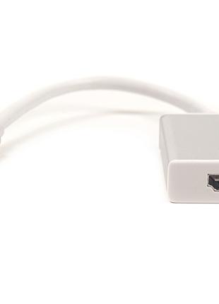 Кабель-перехідник PowerPlant HDMI female - USB Type-C, 0.15м, ...