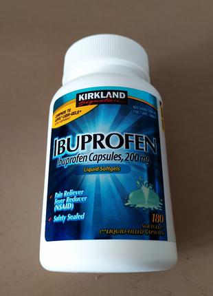 Kirkland ібупрофен 200 мг, 180 гелевих капсул США.