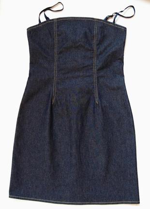 Ефектна джинсова сукня сарафан денім джинсовое платье сарафан ...