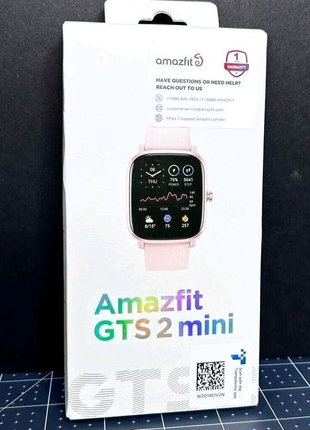 Смарт-годинник НОВИЙ Amazfit GTS 2 mini Flamingo Pink