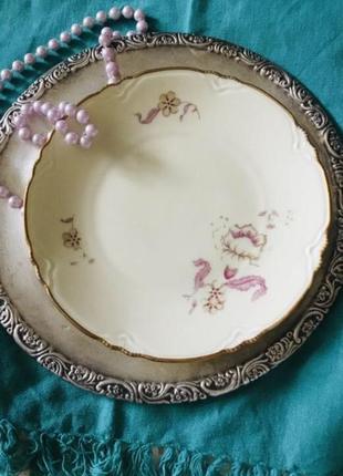 🔥 тарелки 🔥 винтаж старинные швеция фарфора цветы