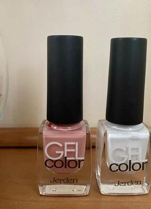 Нові лаки для нігтів jerden gel color, 5 мл