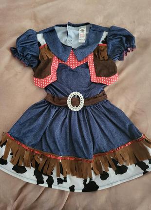 Платье ковбойша на 4-6 лет