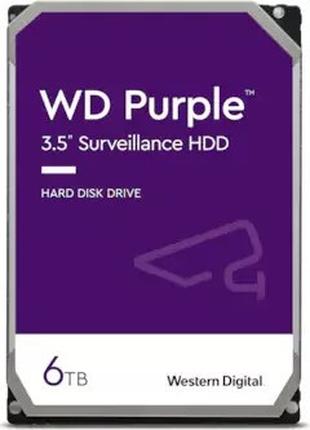 Жорсткий диск 3.5" 6TB Western Digital WD Purple (SATA 6Gb/s, ...