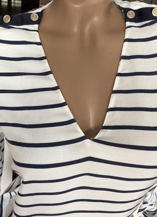 Zara блуза в полоску, приятная ткань