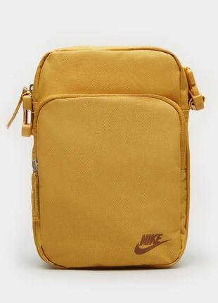 Nike heritage crossbody bag yellow 460456-725 сумка на плечо о...