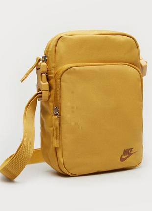 Nike heritage crossbody bag yellow 460456-725 сумка на плечо о...
