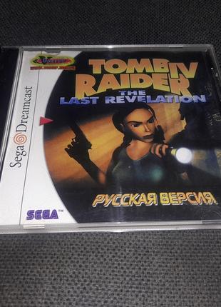 Игра Tomb Raider 4 Sega Dreamcast диск Лара Крофт Томб Райдер IV