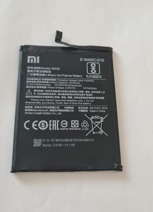 Аккумулятор оригинал б.у. .Xiaomi mi a2 bn36
