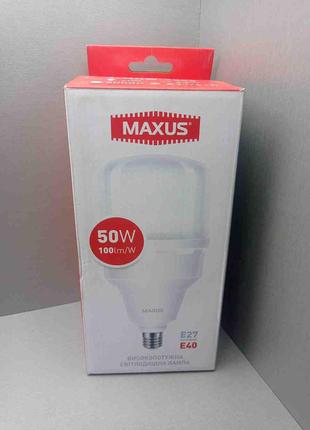 Лампочки Б/У Maxus HW 50W 5000K E27/E40 (1-MHW-7505)