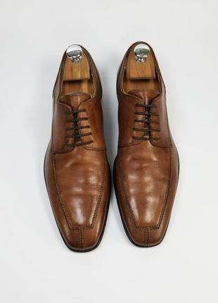 Walder made in italy кожаные туфли броги оксфорды коричневого ...