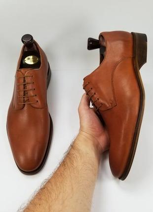 Zign made in portugal мужские кожаные туфли броги оксфорды кор...